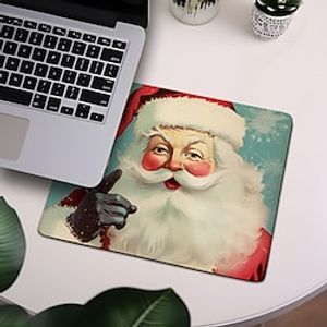 Christmas Mouse Pad Xmas Topographic Mouse Pad Mouse Pad for Keyboard with Anti-Slip Rubber Base,Desk Pad Lightinthebox