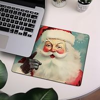Christmas Mouse Pad Xmas Topographic Mouse Pad Mouse Pad for Keyboard with Anti-Slip Rubber Base,Desk Pad Lightinthebox - thumbnail