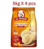Al Baker Chakki Fresh Atta - 4 x 5 kg