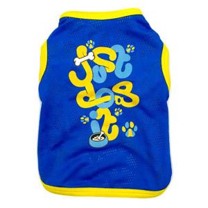 Coco Pets Just Do It! Blue & Yellow V3 Jersey- X-Small