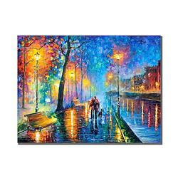 Oil Painting Handmade Hand Painted Wall Art Impression Landscape Canvas Painting Home Decoration Decor No Frame Painting Only Lightinthebox