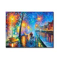 Oil Painting Handmade Hand Painted Wall Art Impression Landscape Canvas Painting Home Decoration Decor No Frame Painting Only Lightinthebox