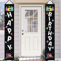 Birthday Door Couplets Door Decorations Porch Banner Heart Sign Hanging Decorations Banner for Holiday Parade Indoor Outdoor Decorations miniinthebox