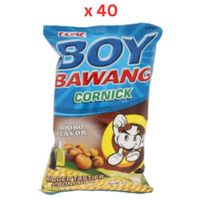 Ksk Boy Bawang Cornick Adobo Flavor, 100 Gm Pack Of 40 (UAE Delivery Only)