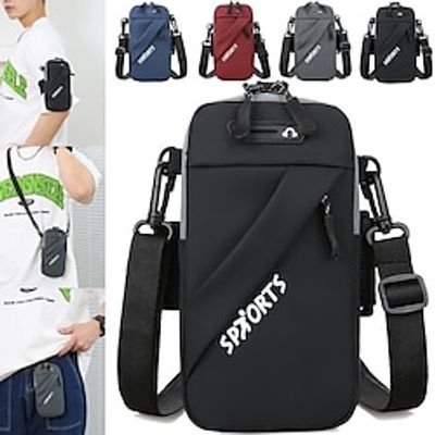 2023 New Multi Functional 3 IN 1 Outdoor Sports Fitness Running Mountaineering Mobile Phone Bag Travel Small Bag Cross Body Waist Hanging Arm Bag Single Shoulder Bag Lightinthebox