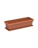 Cosmoplast Exotica Planter Small with Tray Terracotta