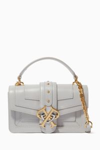 Mini Double P Icon Classique Bag in Brushed Leather