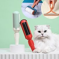 Pet Fur Removal Brush Easy To Hold Double-sided Universal Pet Lint Roller Brush With Ergonomic Handle Undercoats Cleaning Brushes For Pets miniinthebox - thumbnail