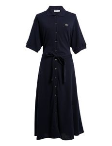 Wocotton PiquÃ© Belted Polo Dress