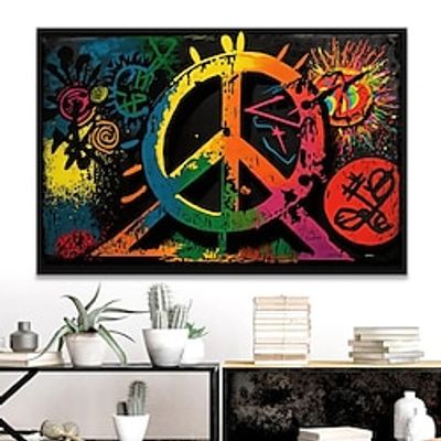 Abstract Wall Art Canvas Street Artisc Prints and Posters Abstract Pictures Decorative Fabric Painting For Living Room Pictures No Frame miniinthebox