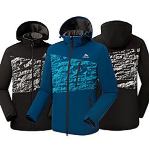 Cikrilan Men's Hiking Softshell Jacket Hiking Windbreaker Hiking Fleece Jacket Autumn  Fall Winter Spring Outdoor Camo Thermal Warm Windproof Fleece Lining Quick Dry Hoodie Winter Jacket Top Spandex Lightinthebox