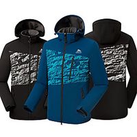 Cikrilan Men's Hiking Softshell Jacket Hiking Windbreaker Hiking Fleece Jacket Autumn  Fall Winter Spring Outdoor Camo Thermal Warm Windproof Fleece Lining Quick Dry Hoodie Winter Jacket Top Spandex Lightinthebox - thumbnail