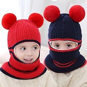 Toddler Unisex Active School / Casual / Daily Solid Color Ruched Cotton Hats  Caps Black / Yellow / Pink One-Size miniinthebox