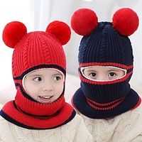Toddler Unisex Active School / Casual / Daily Solid Color Ruched Cotton Hats  Caps Black / Yellow / Pink One-Size miniinthebox - thumbnail