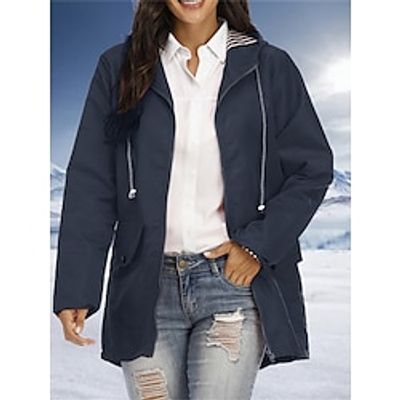 Women's Hoodie Jacket Windproof Casual Daily Fall Winter Coat Comtemporary Stylish Jacket Long Sleeve Solid Color with Pockets Black Yellow Red Lightinthebox Women's Hoodie Jacket Windproof Casual Daily Fall Winter Coat Comtemporary Stylish Jacket Long Sleeve Solid Color with Pockets Black Yellow Red Lightinthebox