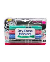 Crayola 4 Count Take Note Broad Line Dry-Erase Markers Crayola 4 Count Take Note Broad Line Dry-Erase Markers