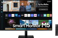 Samsung 32 inch Smart Monitor 32BM500 FHD Flat Monitor with Smart TV Experience, Remote and speaker, LS32BM500EMXUE