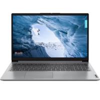 Lenovo IdeaPad 1 Laptop,12th Gen, Intel Core i7-1255U, 15.6inch FHD, 512GB SSD, 8GB RAM, Shared Intel Iris Xe Graphics, Windows 11 Home, English & Arabic Keyboard, Grey, Middle East Version - [82QD0048AX