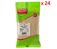 Natures Choice Lentils Urad Dal Whole Without Skin - 500 gm (Off White) Pack Of 24 (UAE Delivery Only)