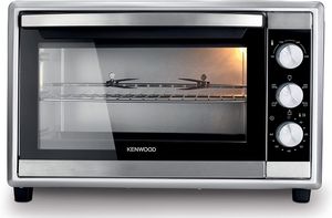 Kenwood 45L Toaster Oven - Oven Toaster Grill Large Capacity Double Glass Door Multifunctional With Rotisserie And Convection Function - Mom45 Silver