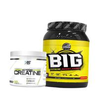 Marvelous Nutrition Big Extreme Weight Gainer 3 kg - Cookies N Cream + Micronized Creatine Monohydrate Powder - 5g (5 Grams) Per Serving