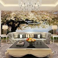 Cool Wallpapers Nature Wallpaper Wall Mural Cherry Blossom Roll Sticker Peel Stick Removable PVC/Vinyl Material Self Adhesive/Adhesive Required Wall Decor for Living Room Kitchen Bathroom Lightinthebox