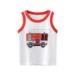 [18m-9y]boys cartoon print sleeveless vest Lightinthebox