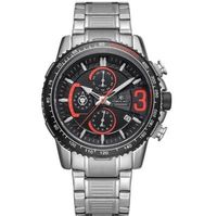 Kenneth Scott Men's Chronograph Black Dial Watch - K22139-SBSB Kenneth Scott Men's Chronograph Black Dial Watch - K22139-SBSB