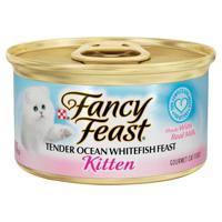 Purina Fancy Feast Kitten Wet Food Tender Ocean Whitefish 85G