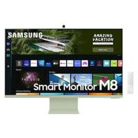 Samsung 32" LS32B UHD M8 Monitor with Smart TV Experience, Spring Green