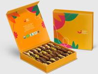 Happy Earth Organic Filled Dates - Sunshine Yellow