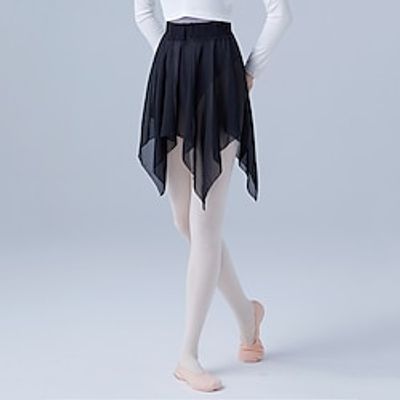 Ballet Skirts Pure Color Women's Training Performance High Chiffon Lightinthebox