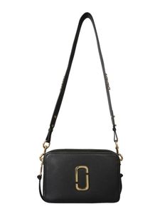 27 Softshot Black Leather Shoulder Bag