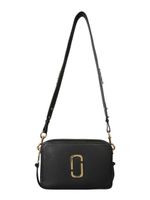 27 Softshot Black Leather Shoulder Bag - thumbnail