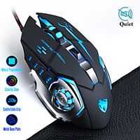 pro gamer gaming mouse 8d 3200dpi adjustable wired optical led computer mice usb cable silent mouse for laptop pc Lightinthebox - thumbnail