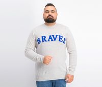 Mens Long Sleeve Sweater  Grey - thumbnail