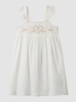 Kids Embroidered Ruffle Dress - thumbnail