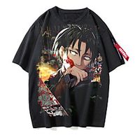 Inspired by Attack on Titan Eren Jaeger Mikasa Ackerman Levi·Ackerman Cosplay Costume T-shirt Polyester Cotton Blend Pattern Harajuku Graphic Kawaii T-shirt For Men's Women's Couple's Lightinthebox Inspired by Attack on Titan Eren Jaeger Mikasa Ackerman Levi·Ackerman Cosplay Costume T-shirt Polyester Cotton Blend Pattern Harajuku Graphic Kawaii T-shirt For Men's Women's Couple's Lightinthebox