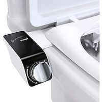 Bidet Attachment for Toilet - Self Cleaning Dual Nozzle, Non-Electric Bidet, Warm Fresh Water Bidet Sprayer With Pressure Controls miniinthebox - thumbnail