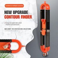 1pc Contour Scribing Ruler, Contour Gauge With Lock, Adjustable Locking Precision Woodworking Measuring Gauge, Measuring Tools miniinthebox - thumbnail