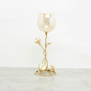 Poppy Flower Tealight Holder - 14x14x40 cms