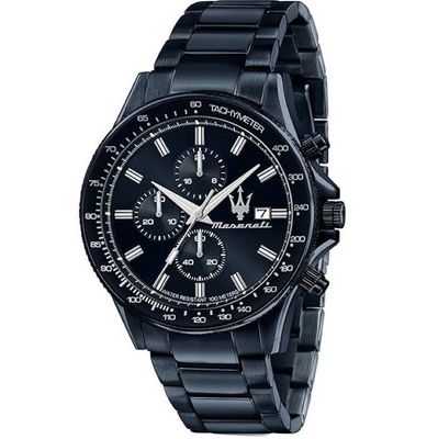 Maserati Sfida 44mm CHR Blue Dial BR Blue Men's Watch - R8873640023 Maserati Sfida 44mm CHR Blue Dial BR Blue Men's Watch - R8873640023