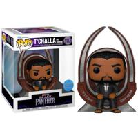 Funko Pop Marvel Black Panther Wakanda Forever - T'Challa On Throne Exclusive Deluxe Figure