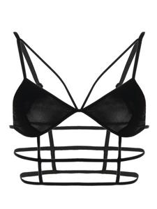 Sexy Hollow Cross Strap Camisole Women Crop Top