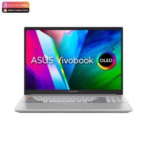 Asus Vivobook Pro 16X OLED, Creator Laptop, AMD Ryzen R9-5900HX, 32GB RAM, 1TB SSD, Nvidia GeForce RTX 3050Ti 4GB, 16 Inch 4K (3840x2160) OLED, Win11 Home, Meteor White
