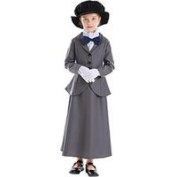 Princess Maria Antonietta Rococo Victorian Dress Masquerade Girls' Kid's Costume Gray Vintage Cosplay Party  Evening Long Sleeve Lightinthebox - thumbnail