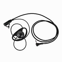 D Type Headset PTT 1 Pin FBI Earhook Earpiece for Motorola Portable HAM Radio headset TLKR T3 T4 T60 T80 MR350R Walkie Talkie miniinthebox - thumbnail