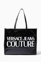 Medium Logo Tote Bag in PU Leather Medium Logo Tote Bag in PU Leather