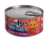 Smudges Kitten Salmon Pate Mixed With Shredded Chicken 60G