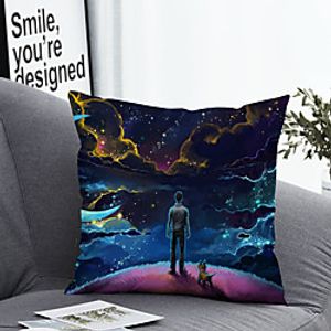 1 Pc Polyester Pillow Cover Animal Geometric 3D Simple Square Zipper Traditional Classic miniinthebox